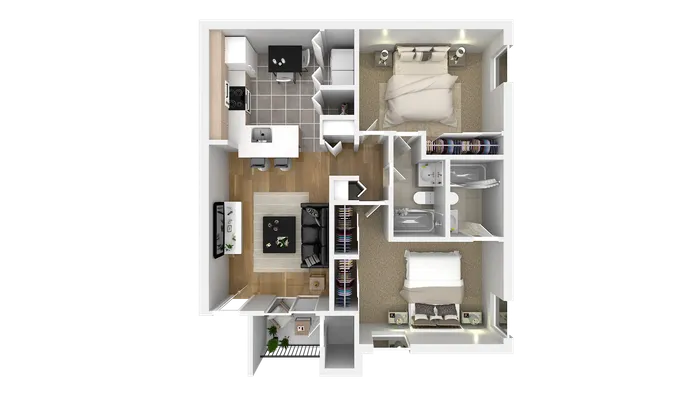 Two Bedroom Two Bath