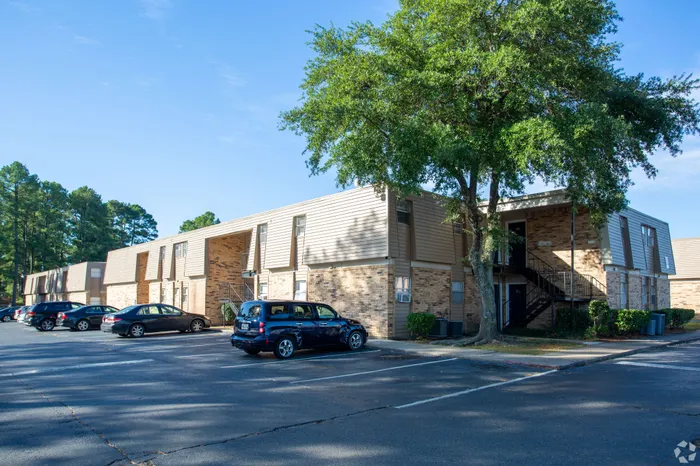 Side view of building