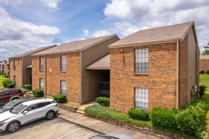 building exterior and parking lot