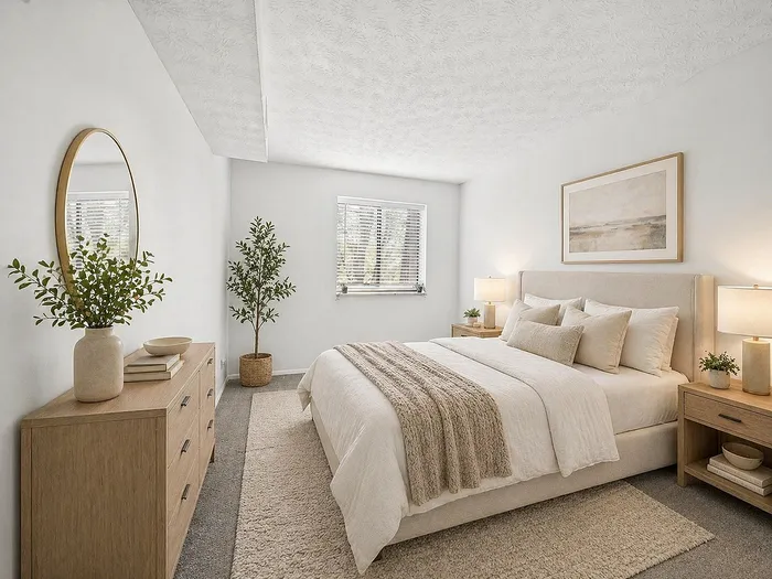 Center Court Apartments - Cozy Bedroom