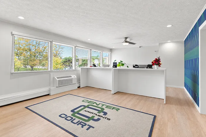 Center Court Apartments - Welcoming Lobby