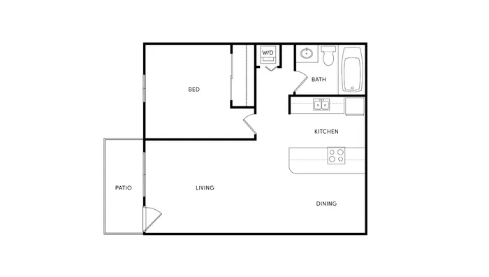 Creekbend | 1 Bedroom