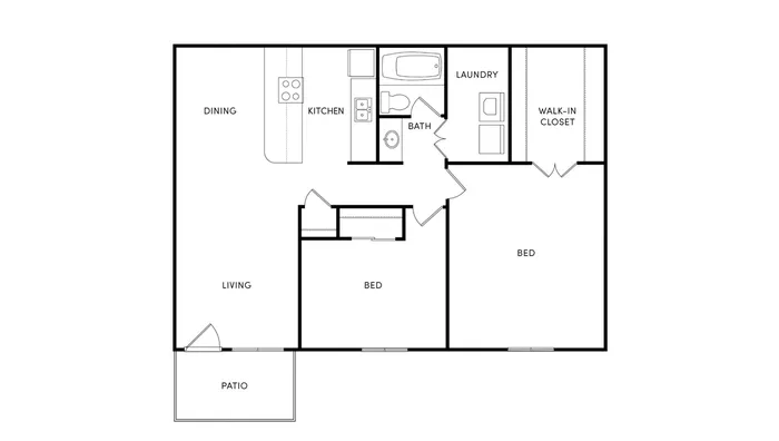 Creekbend | 2 Bedroom