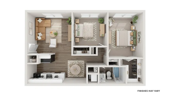 2 BR, 1 BA - Classic