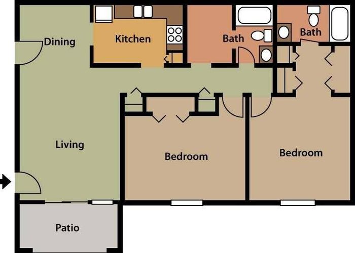 1242 SQ FT