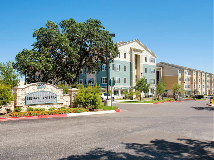 Entrance to Siena on Sonterra | San Antonio Apartment Homes
