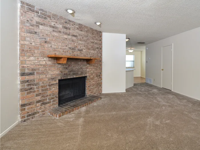 Living Area with Fireplace