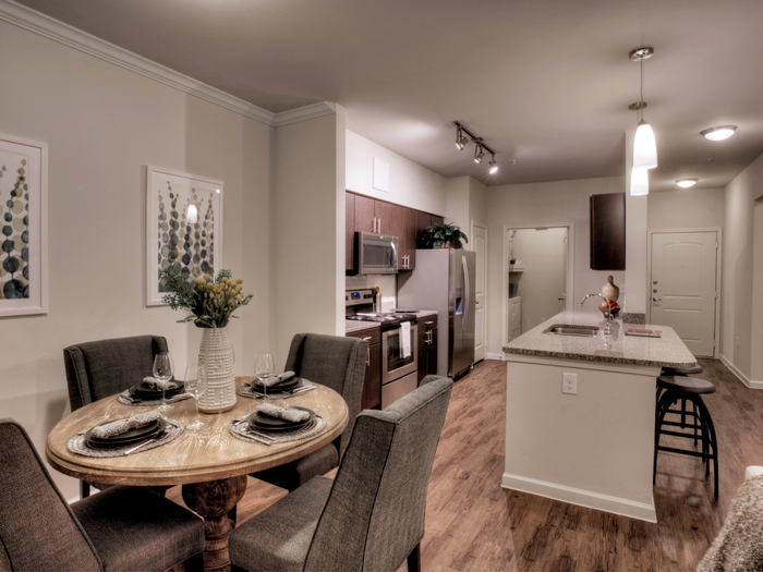 Dining Area | Open Kitchen | Granite | Two Bedroom | Southpark Crossing