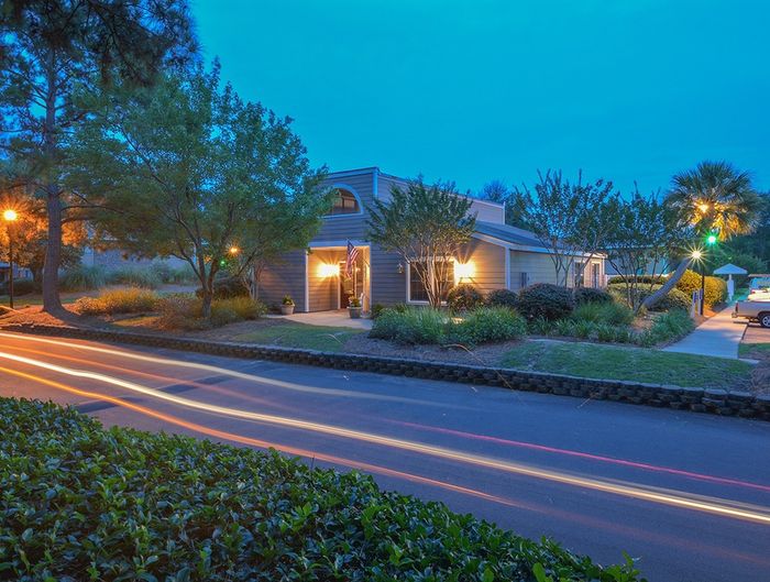 Property at Night | Branchwood Apartment Homes