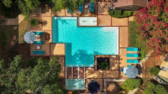 Aerial view of Pool Area