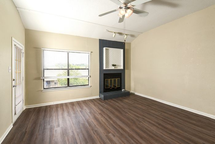 Classic Living area | Fireplace | door to patio/deck