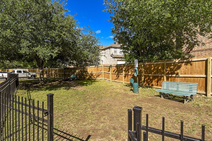 Dog Park | Fence | Bench | dog poop station