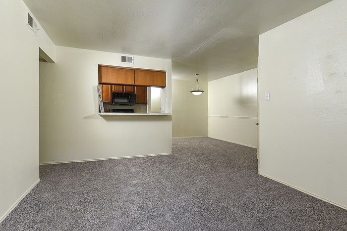 Living area | Kitchen pass through to living area | Dining area | carpet