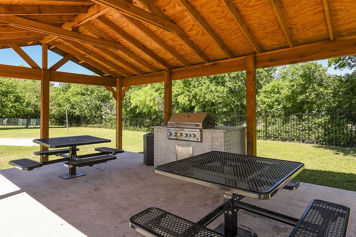 Covered picnic area