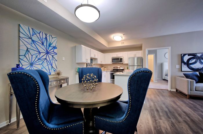 Open Floor Plan Dining Area and Kitchen