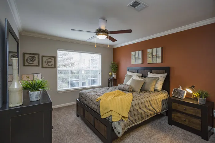 Spacious Bedroom with Large Window