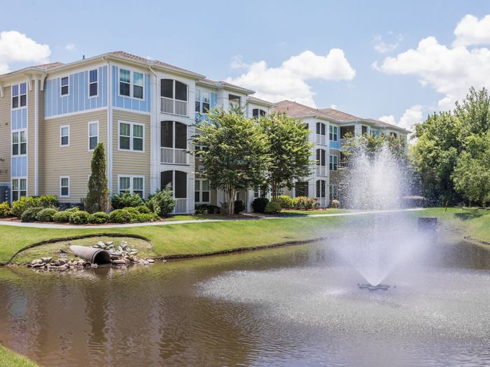 Spectacular pond views at St. James at Goose Creek apartments for rent in Charleston, SC