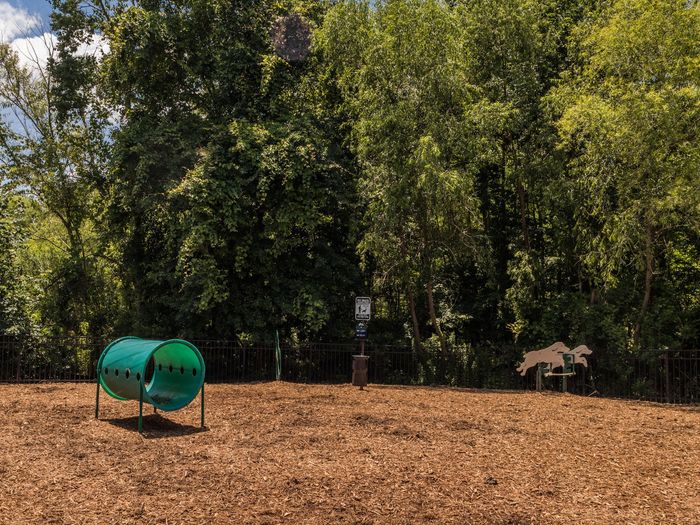 Private off-leash dog park at St. James at Goose Creek apartments for rent in Charleston, SC