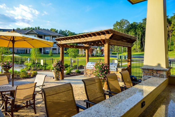 Outdoor Bar and Grill Area