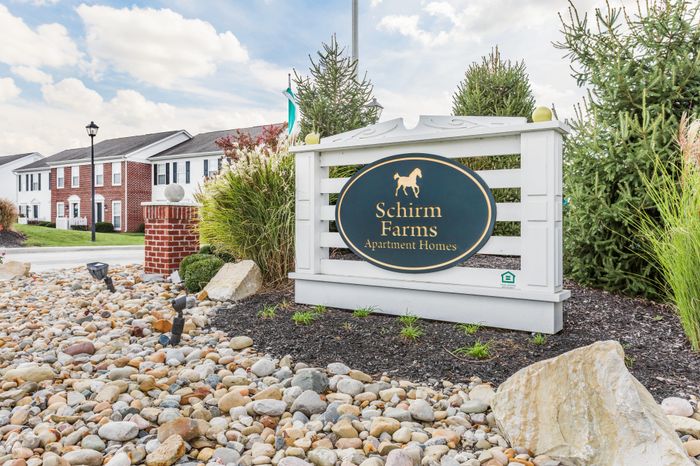 Monument Sign with Luscious Landscaping