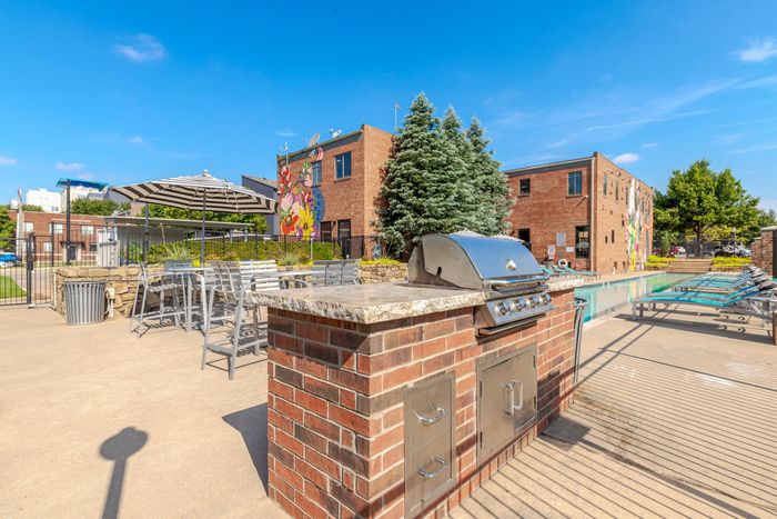 Poolside Grilling Area