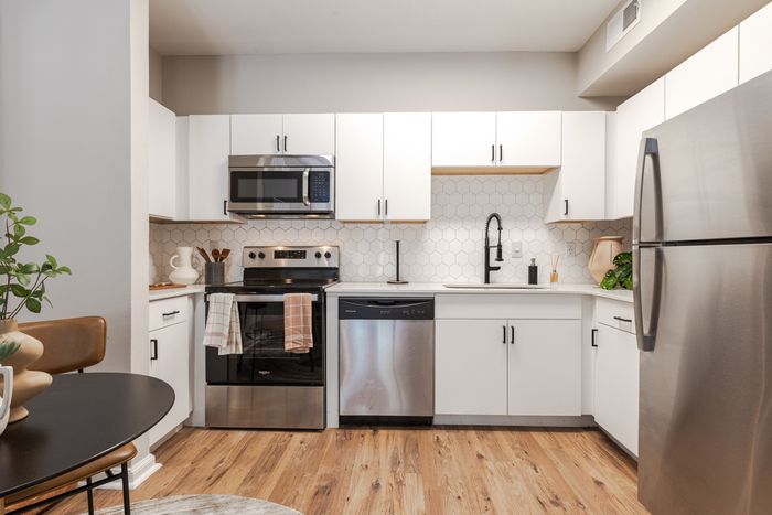 Newly Renovated Kitchen with Stainless Steel Appliances