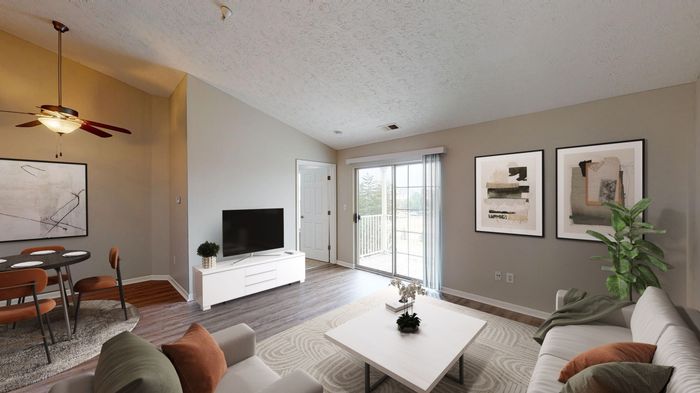 Open Floor Plan Living Area