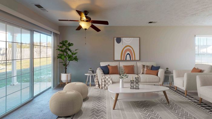 Living Room with Large Window