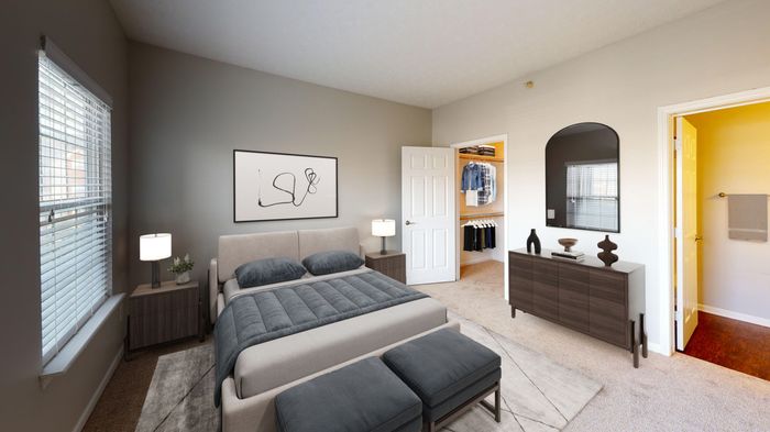 Bedroom with Walk-in Closet