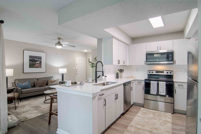 Newly Renovated Kitchen with Quartz Countertops and Stainless Steel Appliances