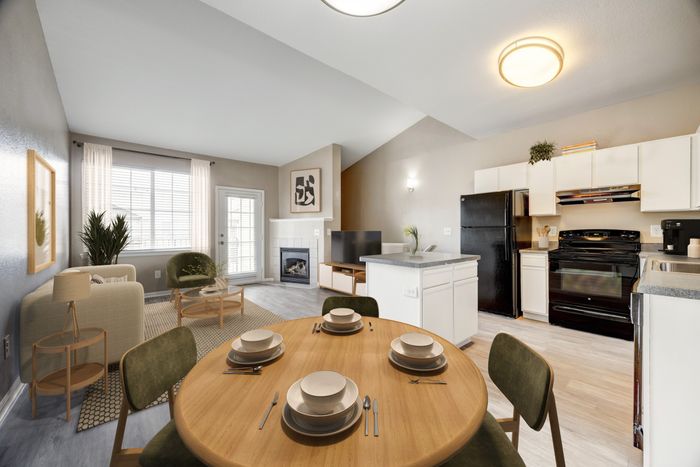 Open Floor Plan Living Area