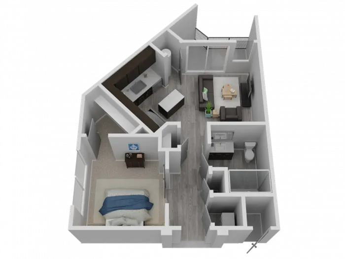 One Bedroom- A2