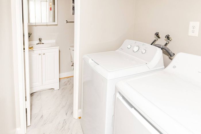 Laundry Room and Half Bathroom