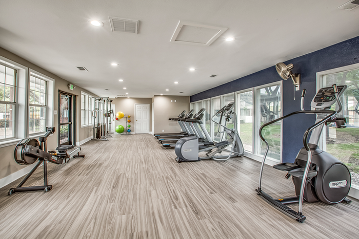 Fitness center with cardio equipment