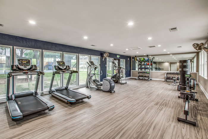 Fitness center with cardio equipment
