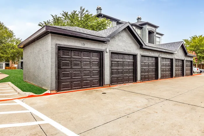 Detached community garages