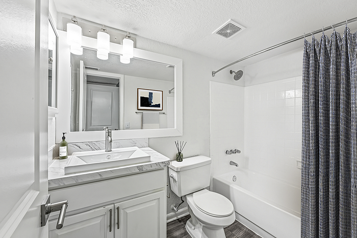 Liv at Winter Park Apartment Homes - Bright Bathroom