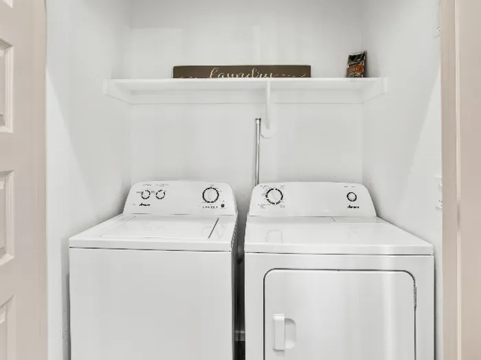 Full-Size Washer & Dryer