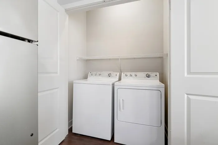 In-unit washer and dryer at Realm at Patterson Place.