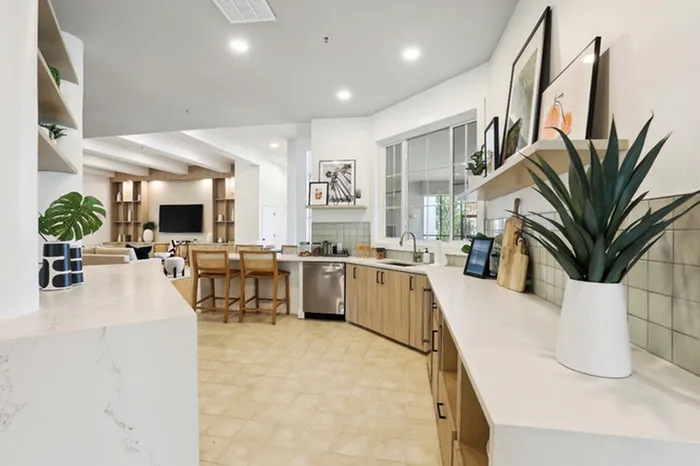 Spacious community kitchen at Tortuga Bay at Waterford Lakes.