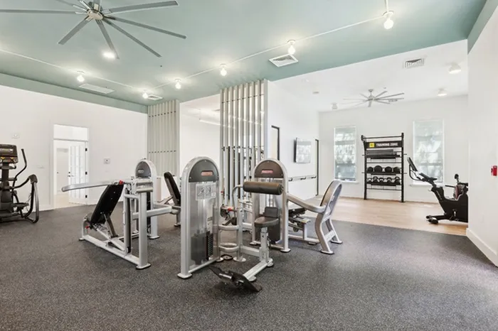 Fully-equipped fitness center at Tortuga Bay at Waterford Lakes.