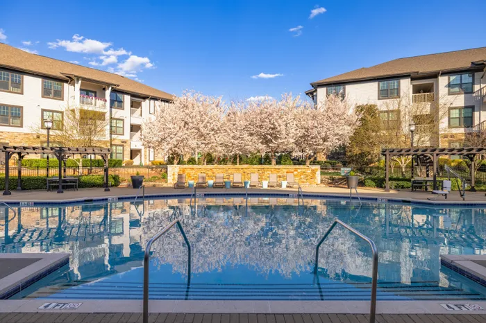 Pool with lounge seating
