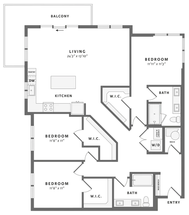 Three Bedroom