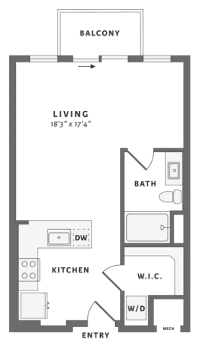 Studio Apartment