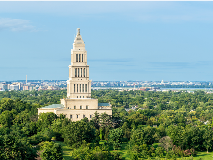 Masonic Temple & Washington DC View from Carlyle Place | Alexandria VA Apartments For Rent | Carlyle Place