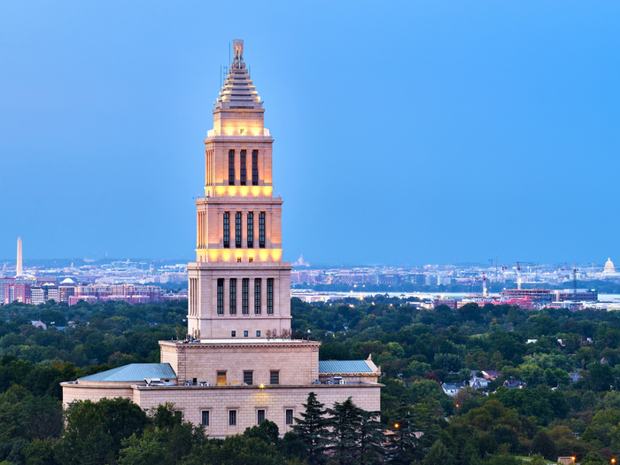 Twilight Masonic Temple and DC View | Alexandria VA Apartments For Rent | Carlyle Place