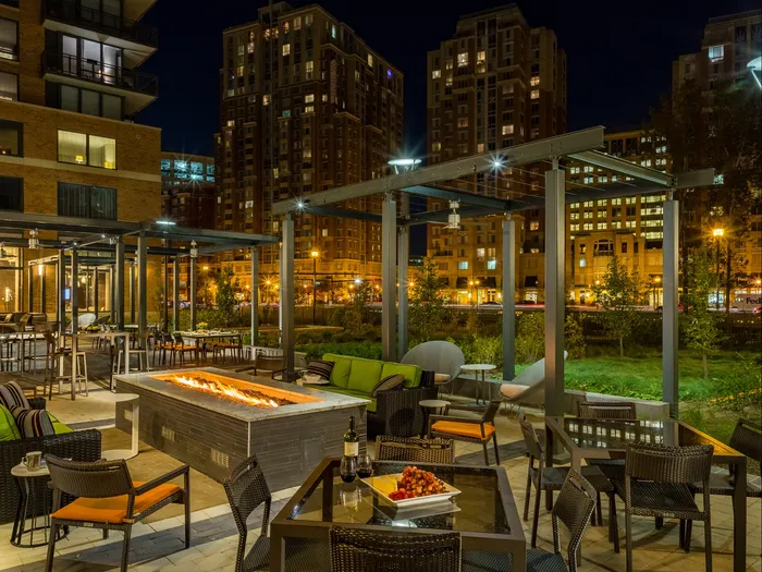Resident Fire Pit | Apartments Homes for rent in Alexandria, VA | Parc Meridian at Eisenhower Station