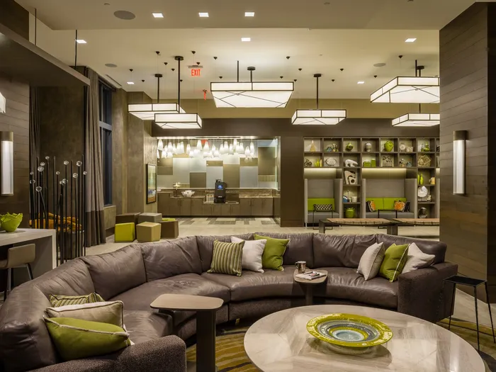 Contemporary Lobby | Apartment in Alexandria, VA | Parc Meridian at Eisenhower Station