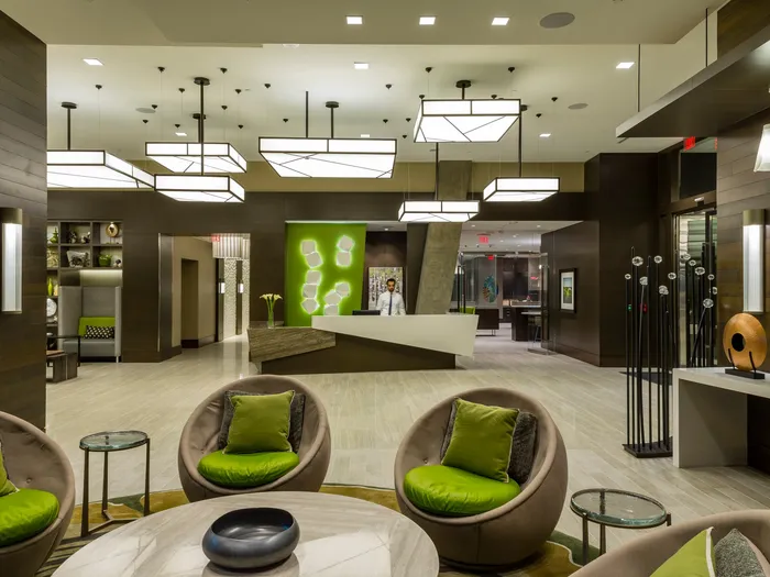 Contemporary Lobby With Concierge |Apartment in Alexandria, VA | Parc Meridian at Eisenhower Station