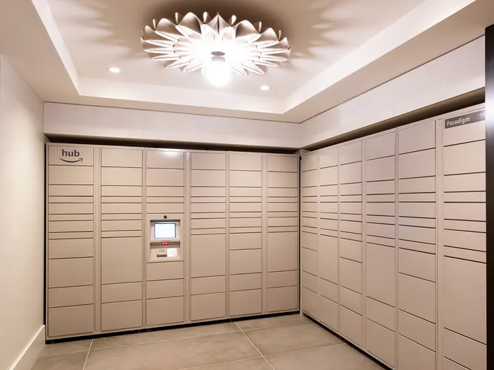 Amazon Lockers | Meridian on First | Luxury Navy Yard Apartments | Washington DC Apartments